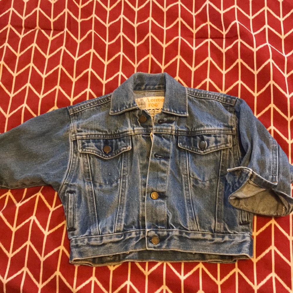 Toddler Jean Jacket Vintage London Fog 2T
